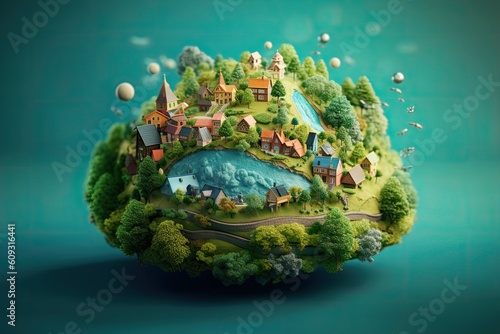 digital art mr planet design globe mr planet world concept art
