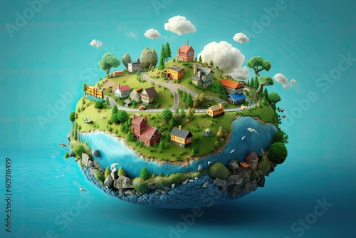 digital art mr planet design globe mr planet world concept art