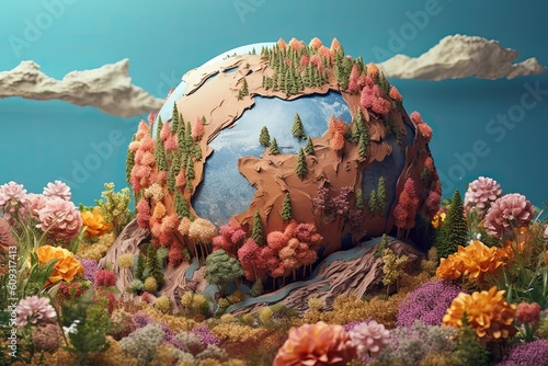 digital art mr planet design globe mr planet world concept art
