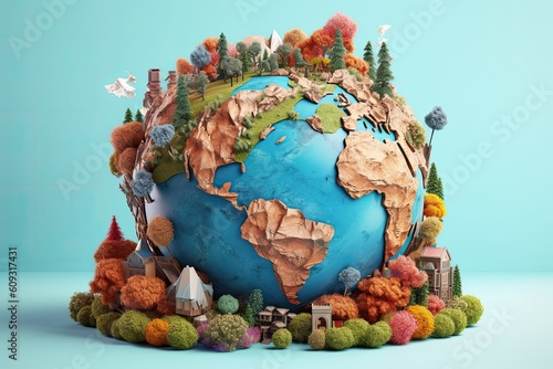 digital art mr planet design globe mr planet world concept art