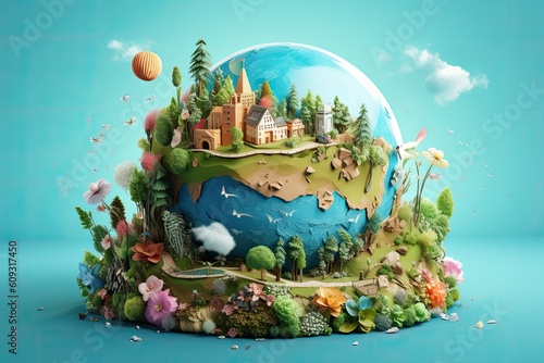 digital art mr planet design globe mr planet world concept art