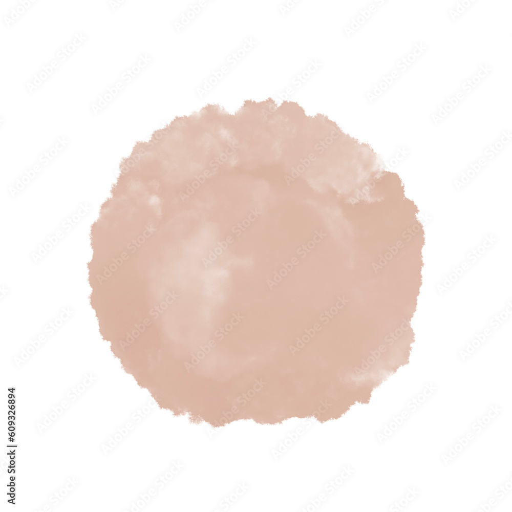 Watercolour circle textures.