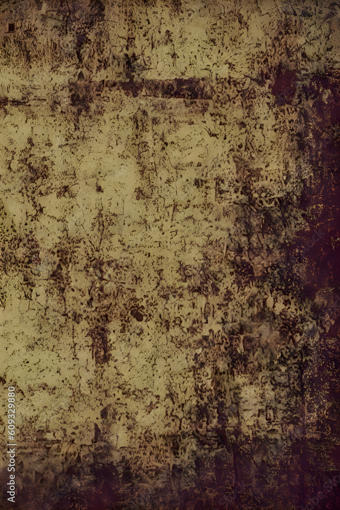 Distressed grunge background with a yellow hue. Created with Generative AI. Distressed grunge background with a yellow hue. Created with Generative AI.
