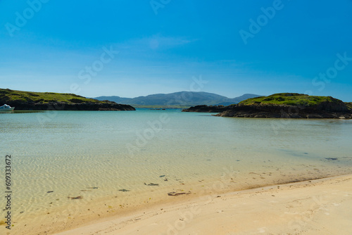 Ireland. Rosbeg Beach. Wild Atlantic Way. Donegal.. photo