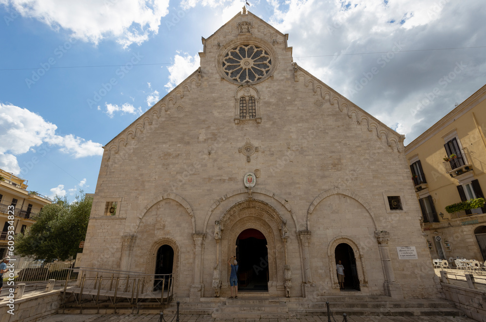 RUVO DI PUGLIA, JULY 10, 2022 - The co-cathedral of Ruvo di Puglia, dedicated to Santa Maria Assunta, in Ruvo di Puglia, Puglia, Italy
