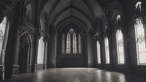 Digital Gothic Castle Backdrop