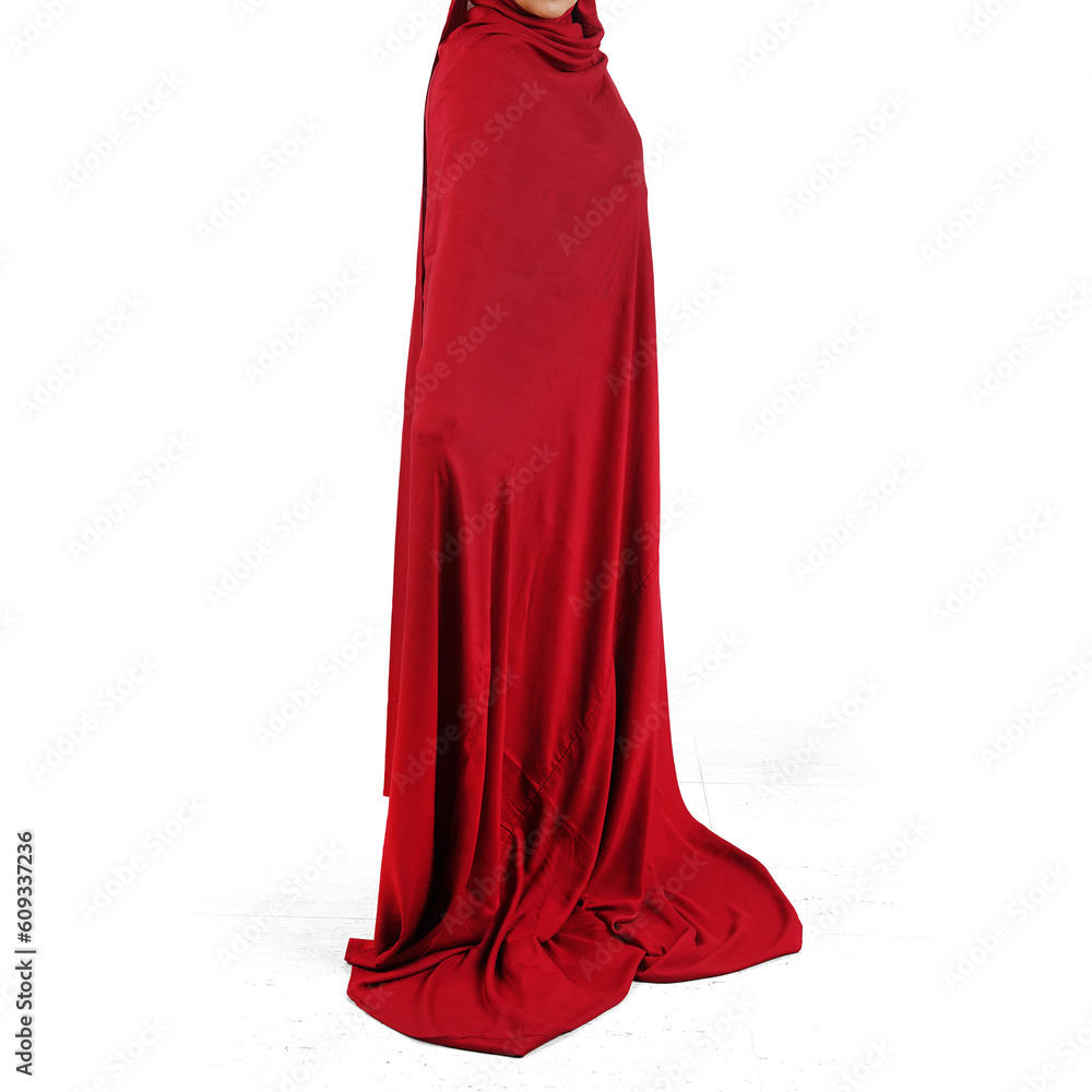 Women Islamic prayer dress , prayer gown , Muslim prayer clothes Stock