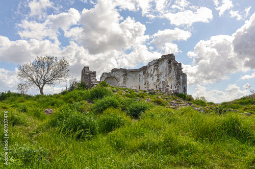 Matron Kilisesi (Church) ruins in  Erythrai antique city near Ildir (Cesme, Izmir province, Turkey)  photo