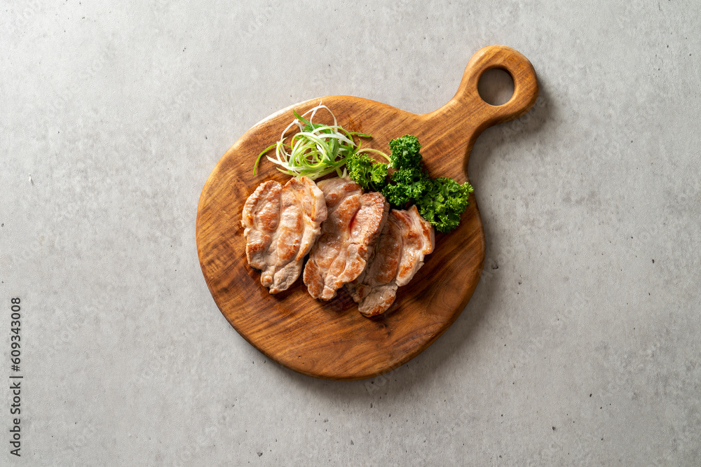 Pork, neck meat, beef bulgogi, pork belly, front leg, pork