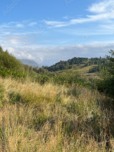 Herbstliche Schottische Highlands auf dem West Highland Way