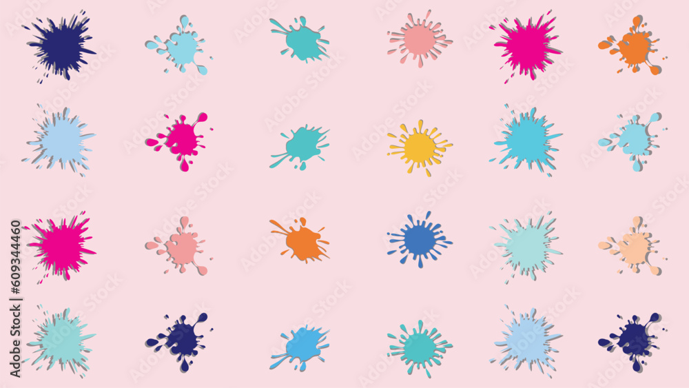 gift wrapping paper design Polka dots, different patterns, used to print fabric, product box pattern, product bag as a background image. gift wrapping paper design Polka dots, different patterns, used to print fabric, product box pattern, product bag as a background image.