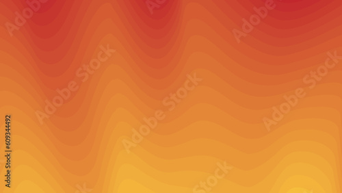 熱波、夏、猛暑のイメージイラスト