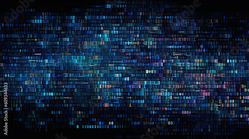 Colorful Tech background. Generative AI photo