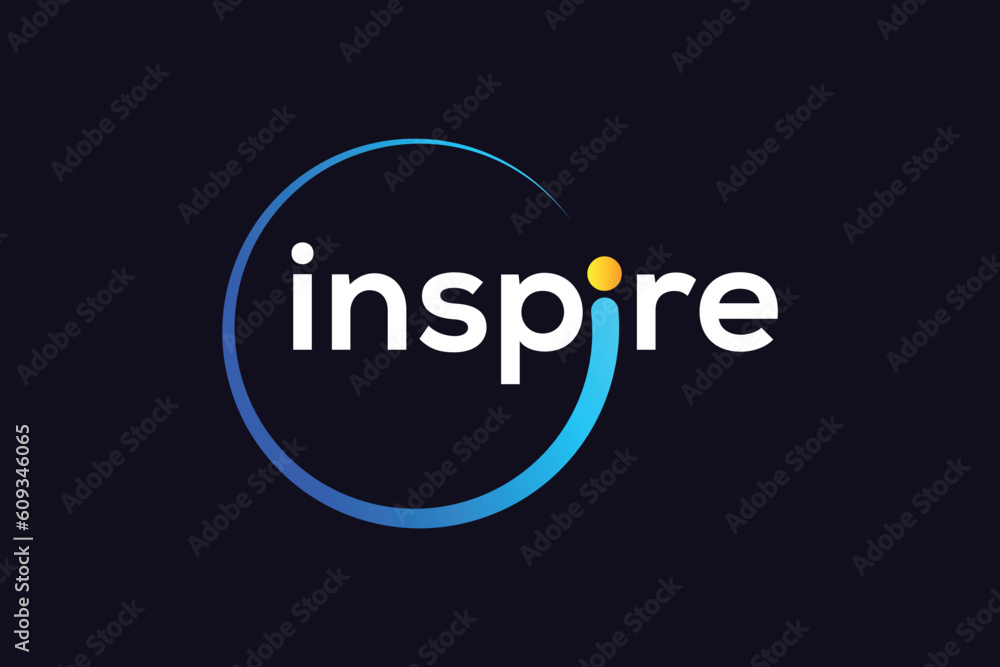 Colorful inspire logo design template