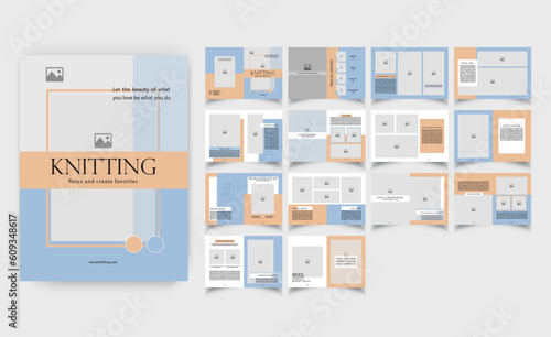 modern a4 product catalog design template. Product Catalog Layout.