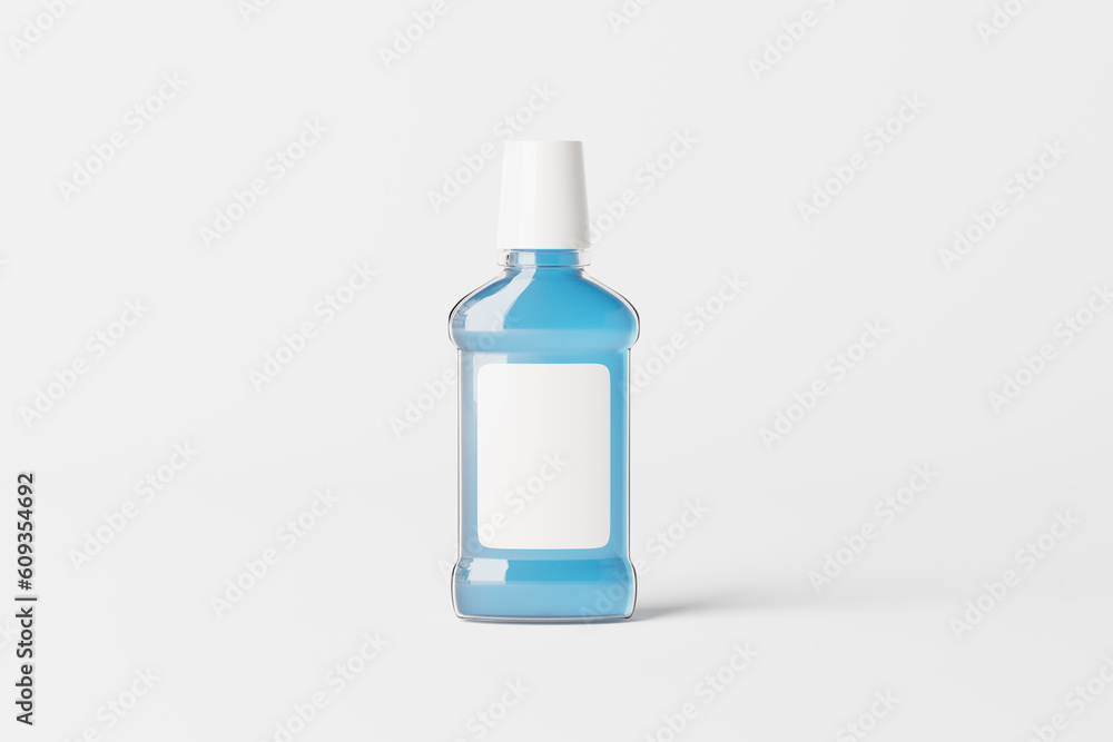 blue mouth wash liquid bottle blue mouth wash liquid bottle