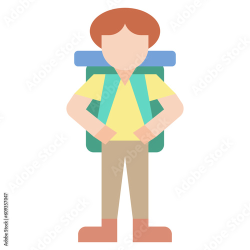 adventurer line icon,linear,outline,graphic,illustration