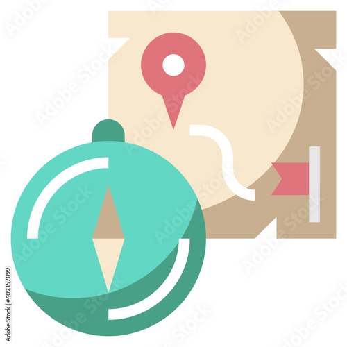 navigate line icon,linear,outline,graphic,illustration