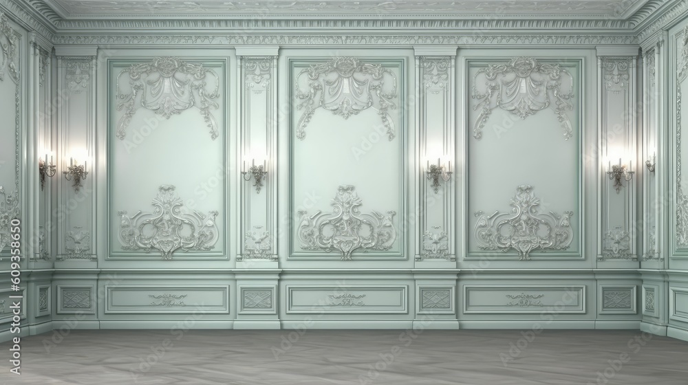 Elegant Classic Style Luxury Interior Wall Backdrop Elegant Classic Style Luxury Interior Wall Backdrop