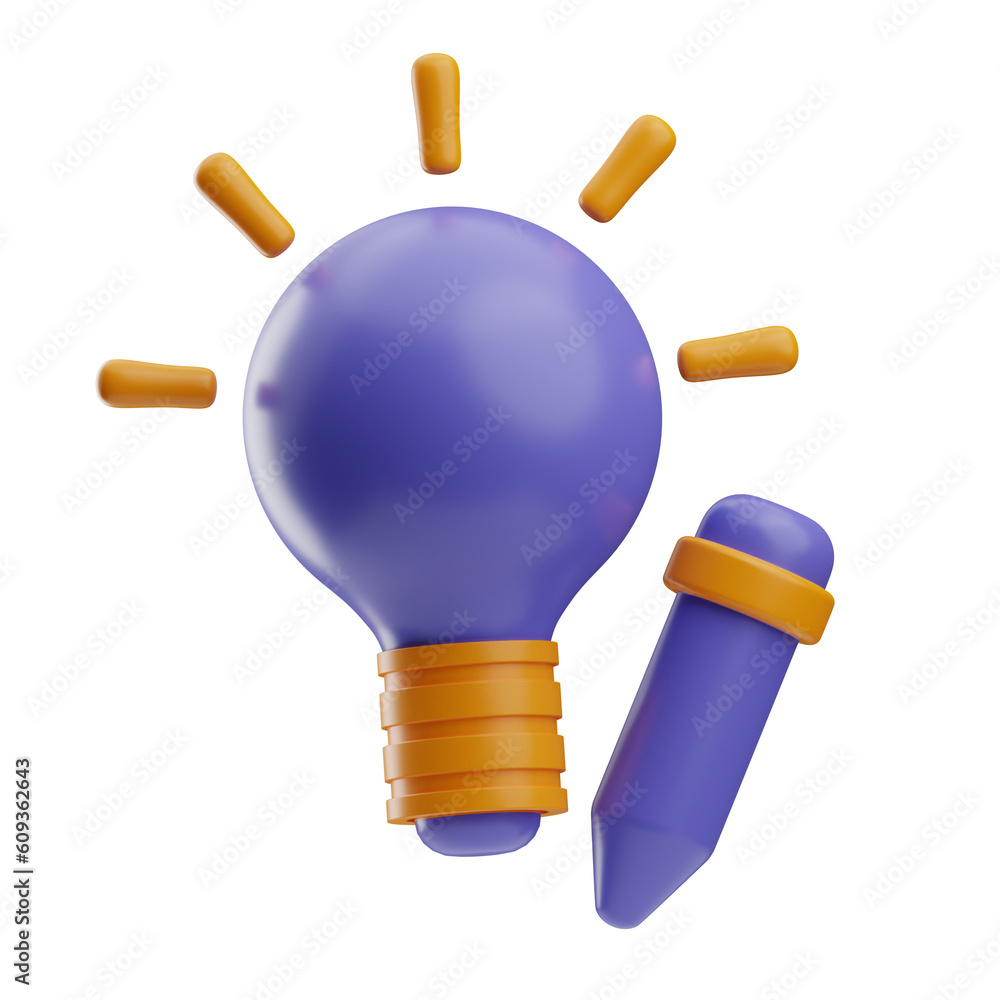 start ups idea illustration 3d start ups idea illustration 3d