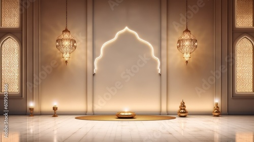 Opulent Indian Classic Luxury Wall Backdrop