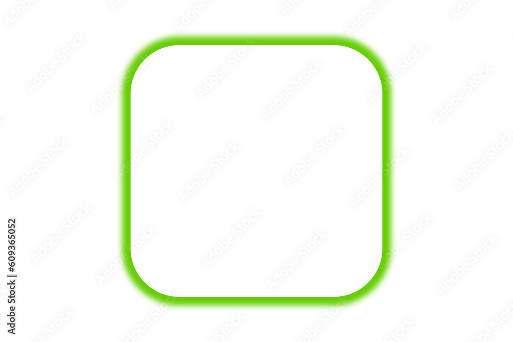 Neon green frame png. Glowing frame on transparent background. Neon green frame png. Glowing frame on transparent background.