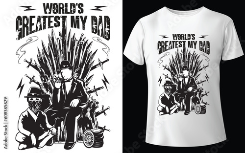 World_s Greatest My Dad Typographic Tshirt Design - T-shirt Design For Print Eps Vector.eps
Actions: