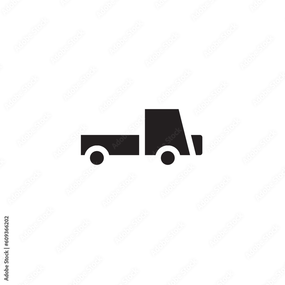 Car Cargo Delivery Solid Icon Car Cargo Delivery Solid Icon
