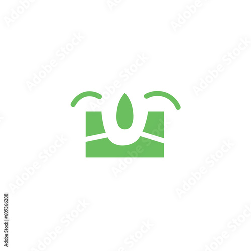 Grow Growth Hair Solid Icon