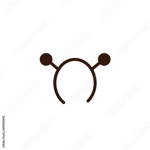 Hair Band Crowns Solid Icon