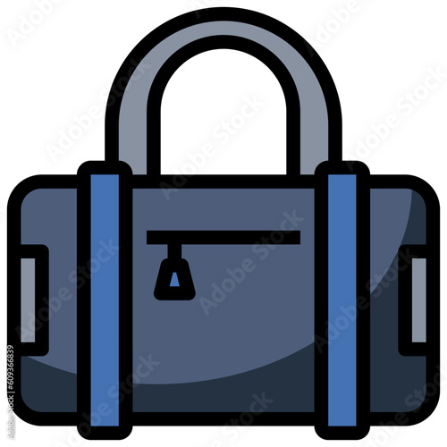 sport bag line icon,linear,outline,graphic,illustration