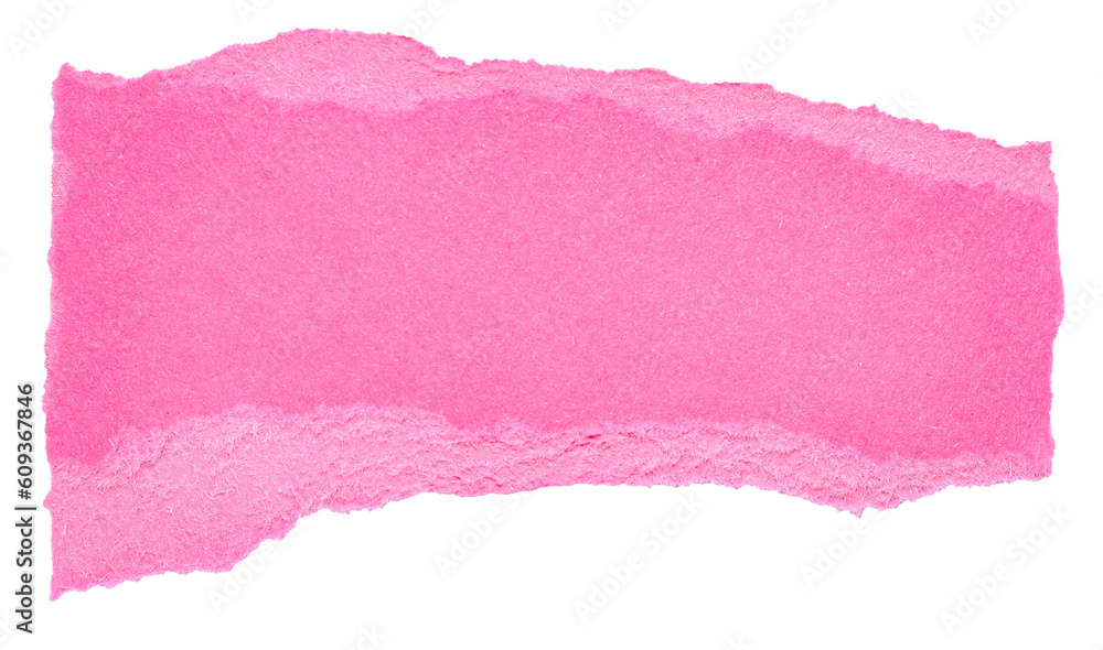 Single piece of isolated ripped crumpled blank hot pink paper with copy space for text, top view from above on white or transparent background
Single piece of isolated ripped crumpled blank hot pink paper with copy space for text, top view from above on white or transparent background