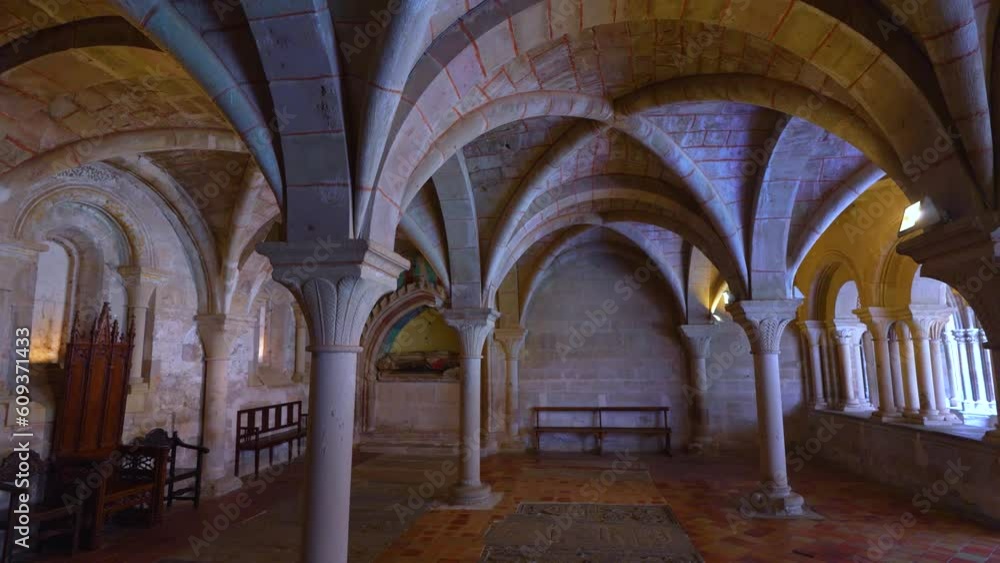 12th century Cistercian abbey of the Royal Monastery of Santa María de Veruela. Vera de Moncayo. Saragossa. Aragon. Spain. Europe 12th century Cistercian abbey of the Royal Monastery of Santa María de Veruela. Vera de Moncayo. Saragossa. Aragon. Spain. Europe