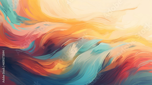 Abstract Windy Background. Generative ai.