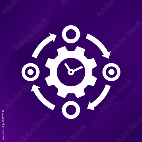 Adaptation icon, adapting vector pictogram