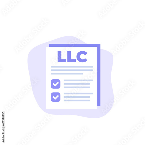 LLC, Limited Liability Company vector © nexusby