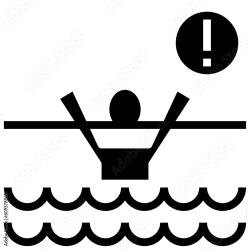 drown line icon,linear,outline,graphic,illustration