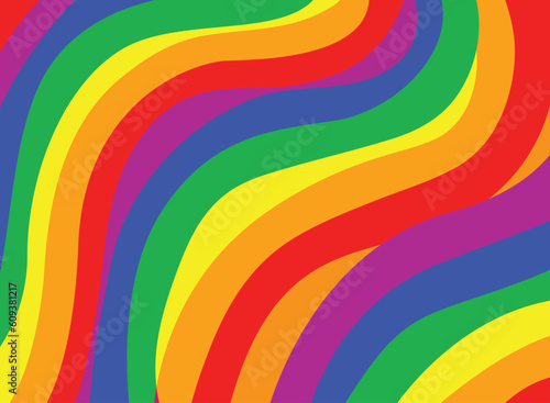 Rainbow background . LGBT flag. Pride.Diversity. Fabric Colorful. 