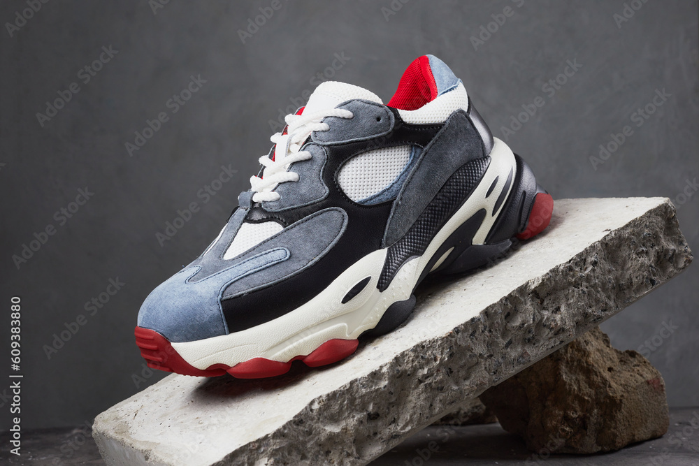 Leather sole 2025 running shoes