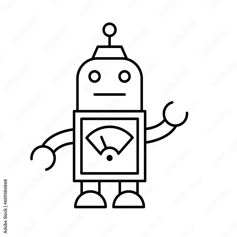 Obraz premium Robot icon