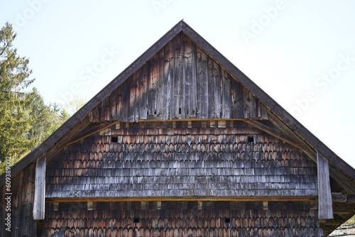 Wallpaper Mural Farmhouse with lots of wood and stone Torontodigital.ca