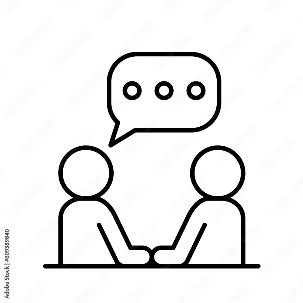 Talking, discussion icon