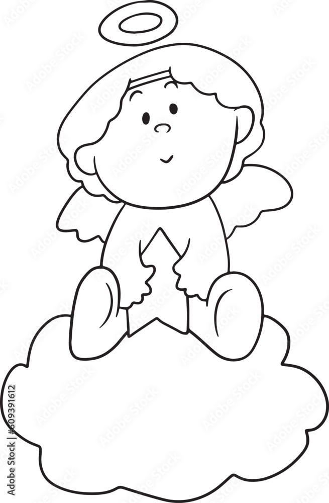 baby cartoon doodle kawaii anime coloring page cute illustration drawing clip art character chibi manga comic