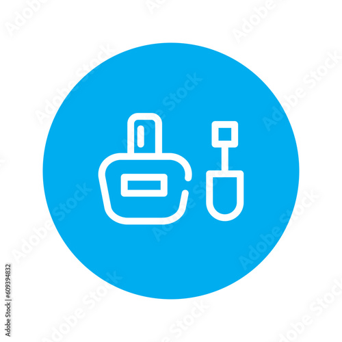 Nail Polish Spa Solid Icon