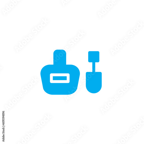 Nail Polish Spa Solid Icon