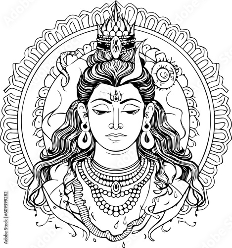 Hindu god shiva mahakaal images © Mithi Creation