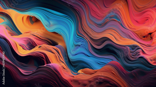 Liquid Abstraction This abstract background. Generative ai.