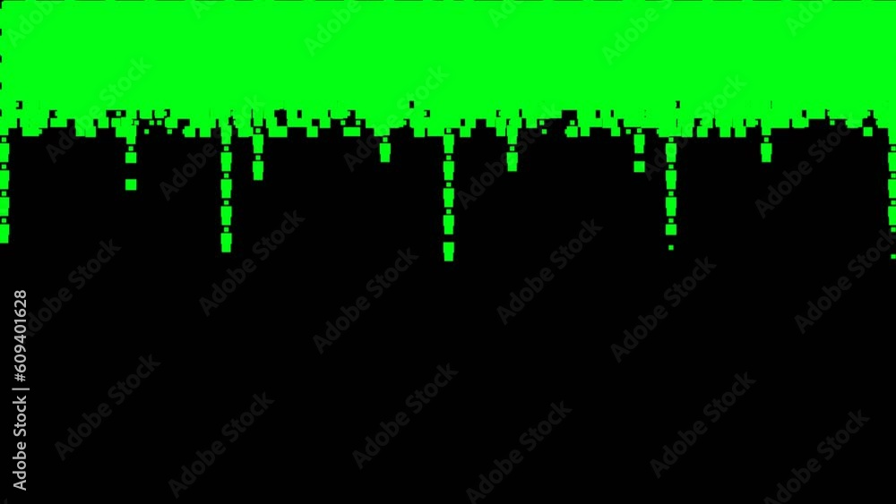 green box(s) filling the entire black screen with alpha channel green box(s) filling the entire black screen with alpha channel