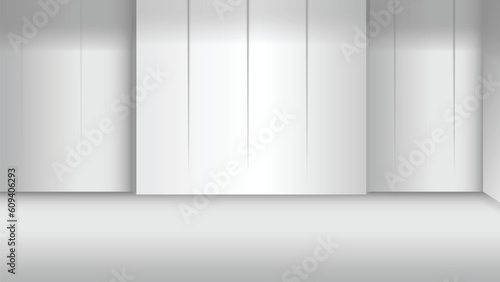 Vector and Illustrator with copy space. Room for displaying modern metal products.