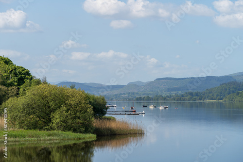 View of Bala Lake in Gwynedd, Wales